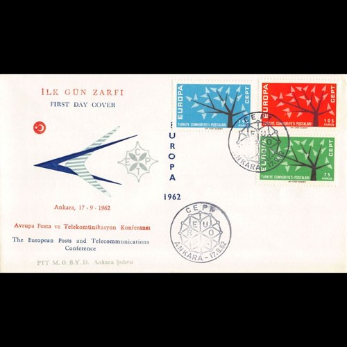 Türkei fdc europa 1962 - türkei,