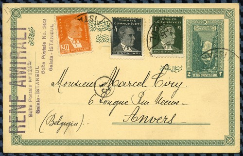 Ganze postkarte aus - ganze,