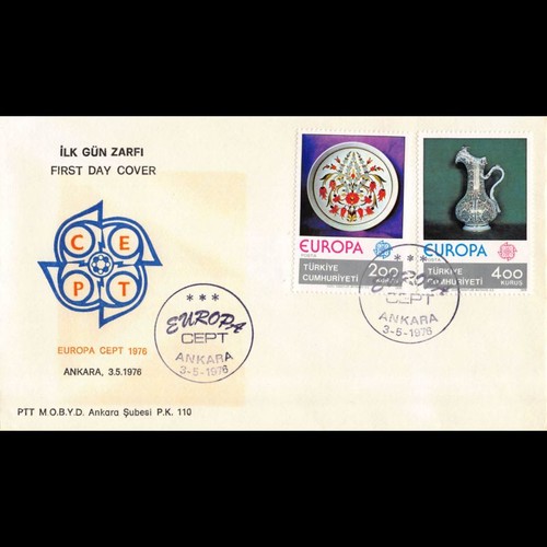 Türkei fdc europa 1976 - türkei,