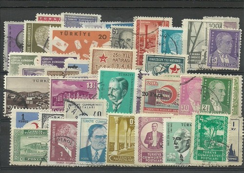 Briefmarken konvolut türkei - konvolut,