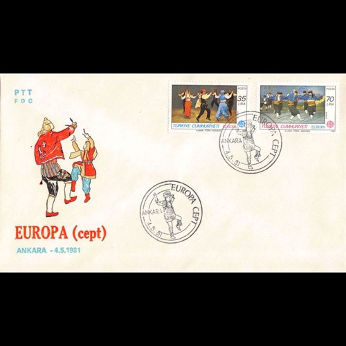 Türkei fdc europa 1981 - europa,