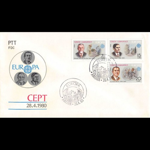 Türkei fdc europa 1980 - fdc,