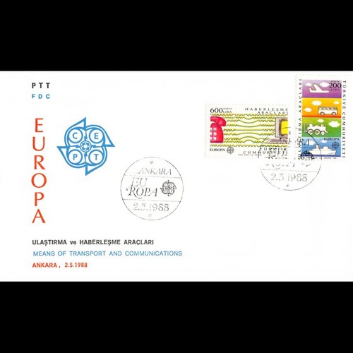 Türkei fdc europa 1988 - europa,