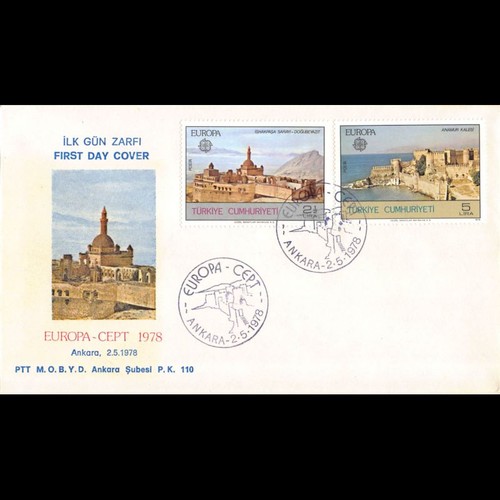 Türkei fdc europa 1978 - türkei,