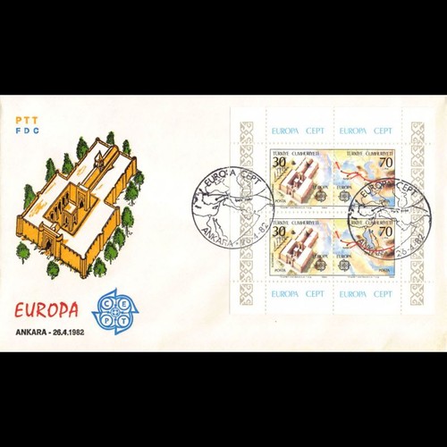 Türkei fdc europa 1982 - -,