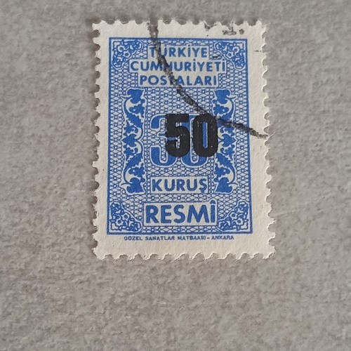 Türkei resmi dienstmarke 50 - türkei,