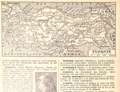 Alte lithographie turquie - lithographie,,