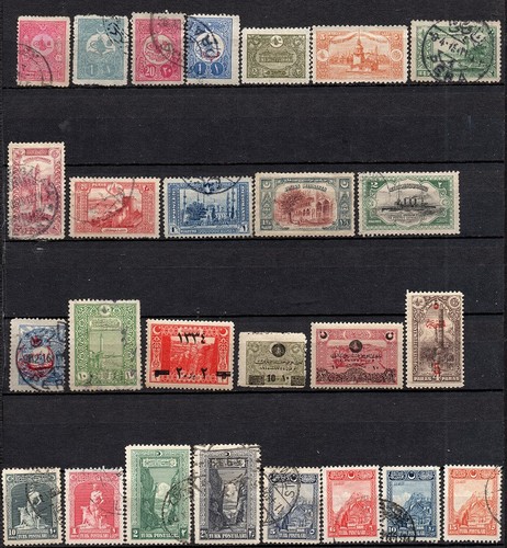 Lot briefmarken türkei - 26,