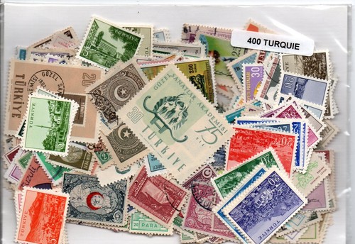 Lot 400 briefmarken - briefmarken, türkei