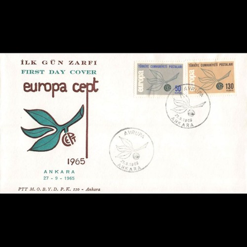 Türkei fdc europa 1965 - türkei,