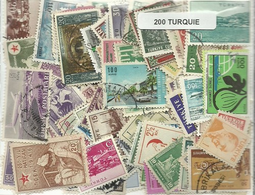 Lot 200 briefmarken türkei - briefmarken,