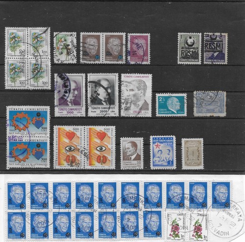 Lot briefmarken block - block, türkei