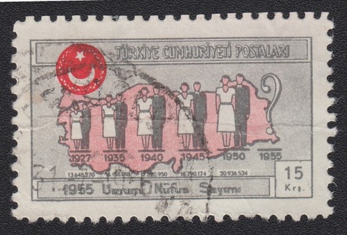 Türkei briefmarke 1955 - türkei,