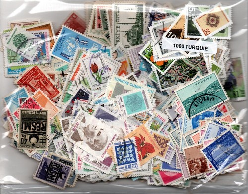 Lot 1000 briefmarken - 1000, türkei