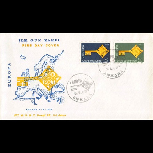Türkei fdc europa - fdc, 1968